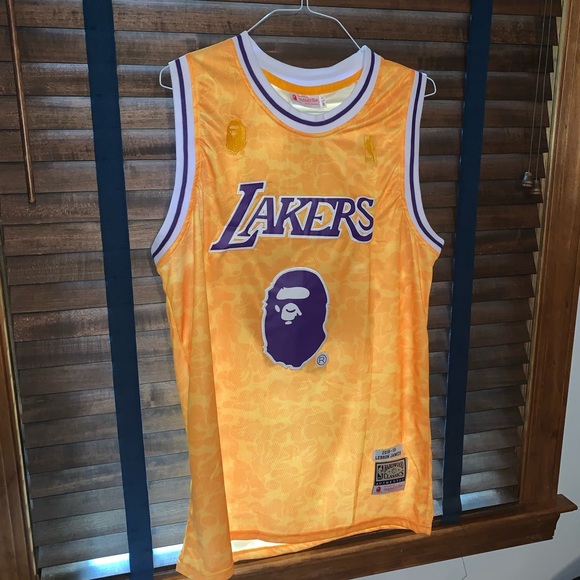 bape lebron jersey